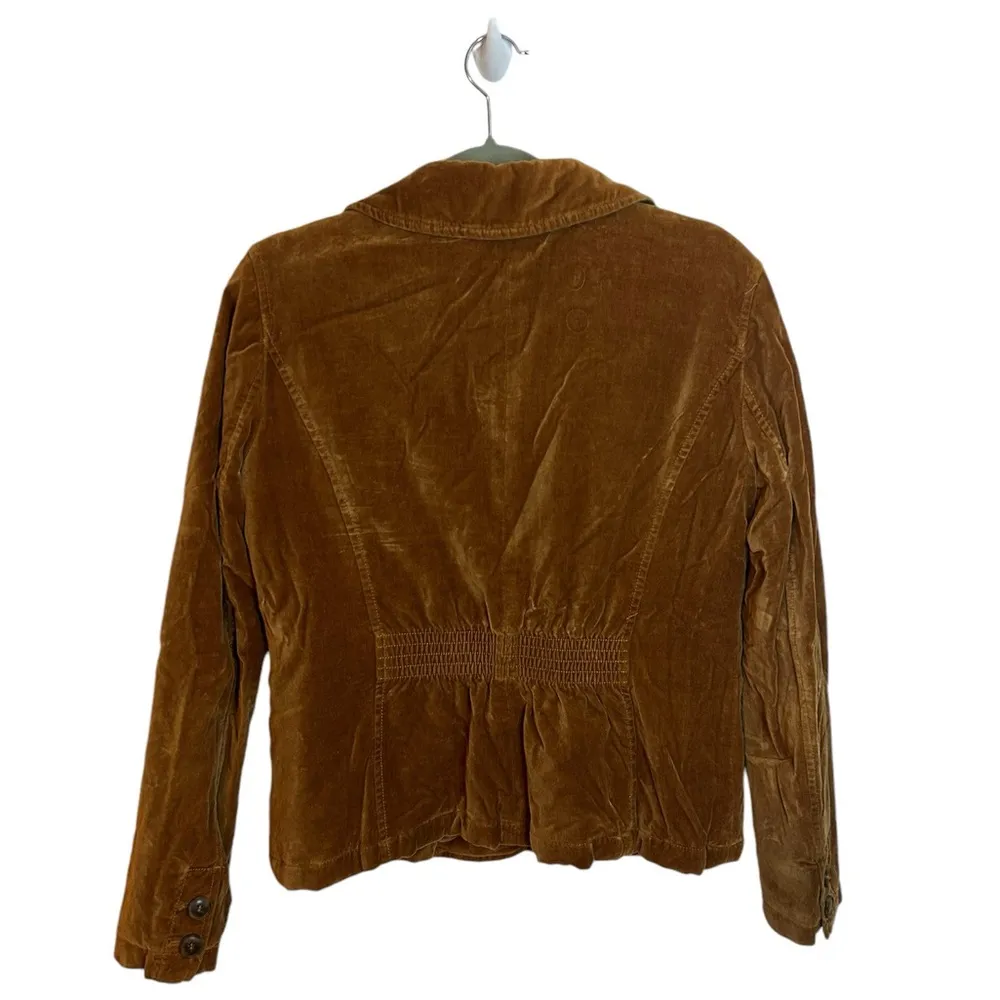 Loft  Velour Rust Peacoat - Image 2