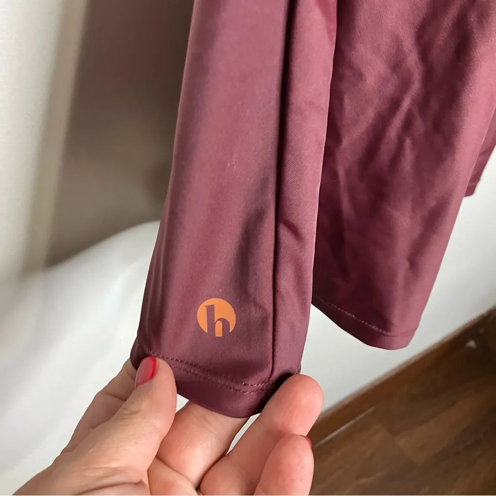 Honey Mark pepper swim dress pockets maroon women’s size small new with tags Purple - Image 9