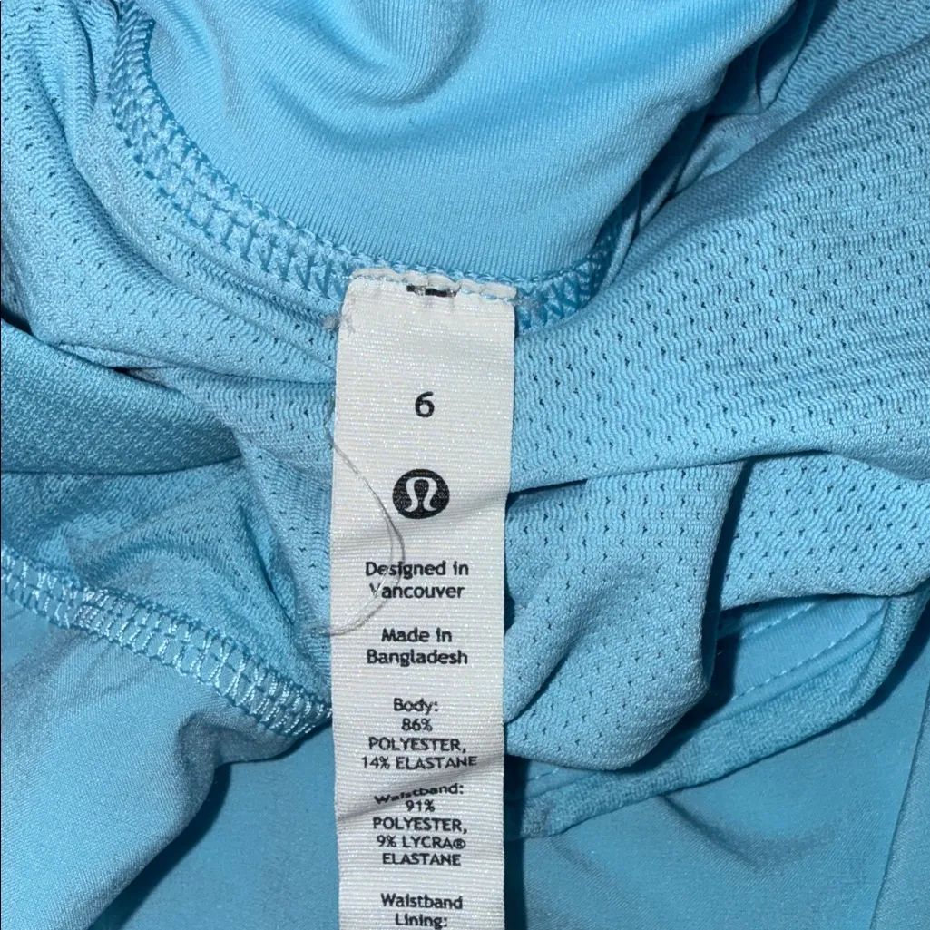 Lululemon Athletica Blue Athletic Shorts - Image 4