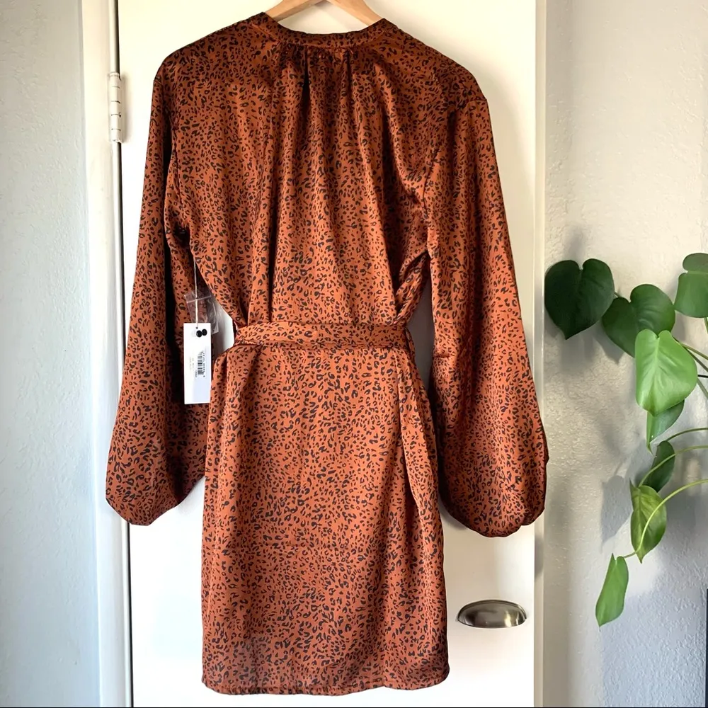 Bishop+Young Naomi Belted Cheetah Print Dress NWT - Image 3