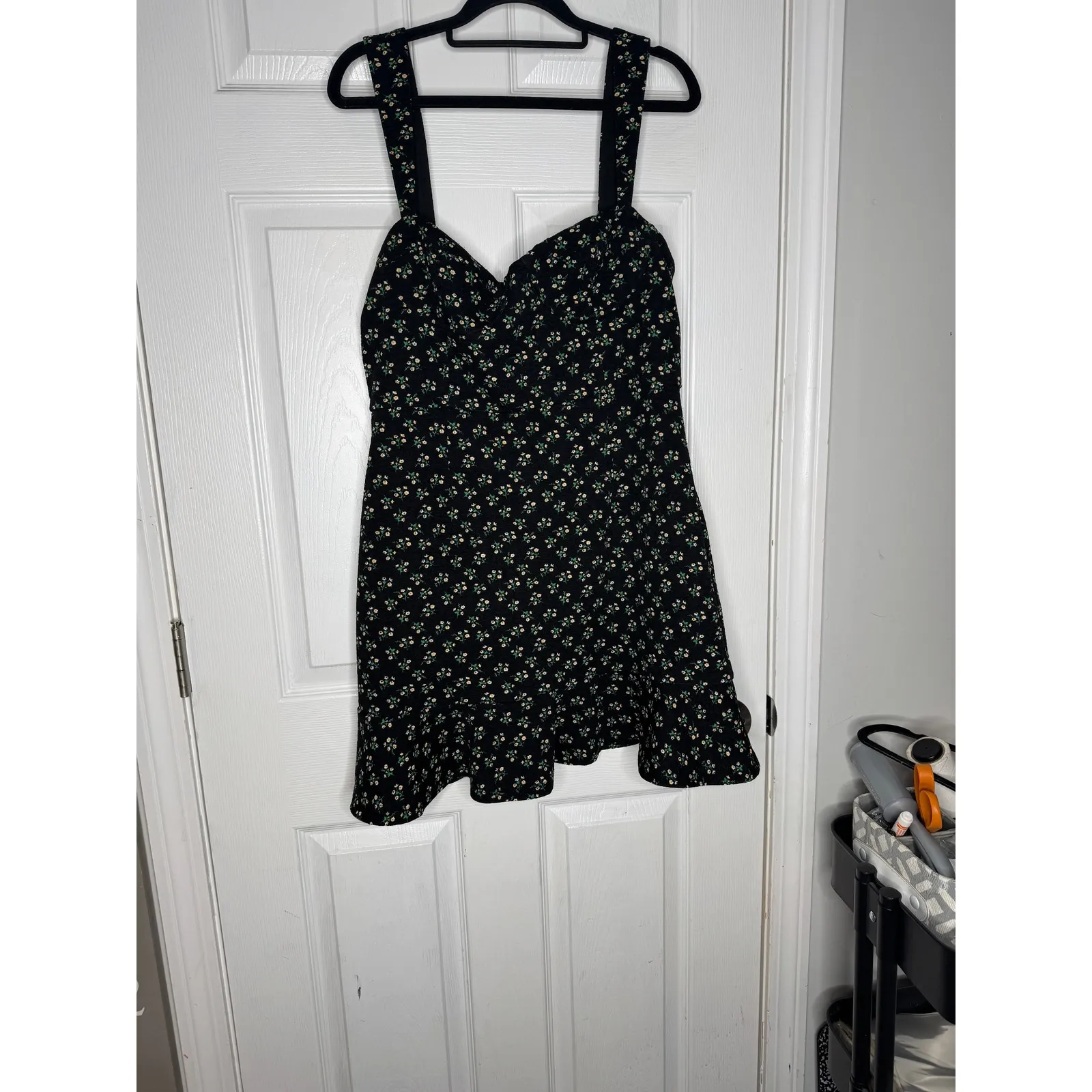 HUTCH Anthropologie Ditzy Floral Corset Mini Dress Size L - Image 2