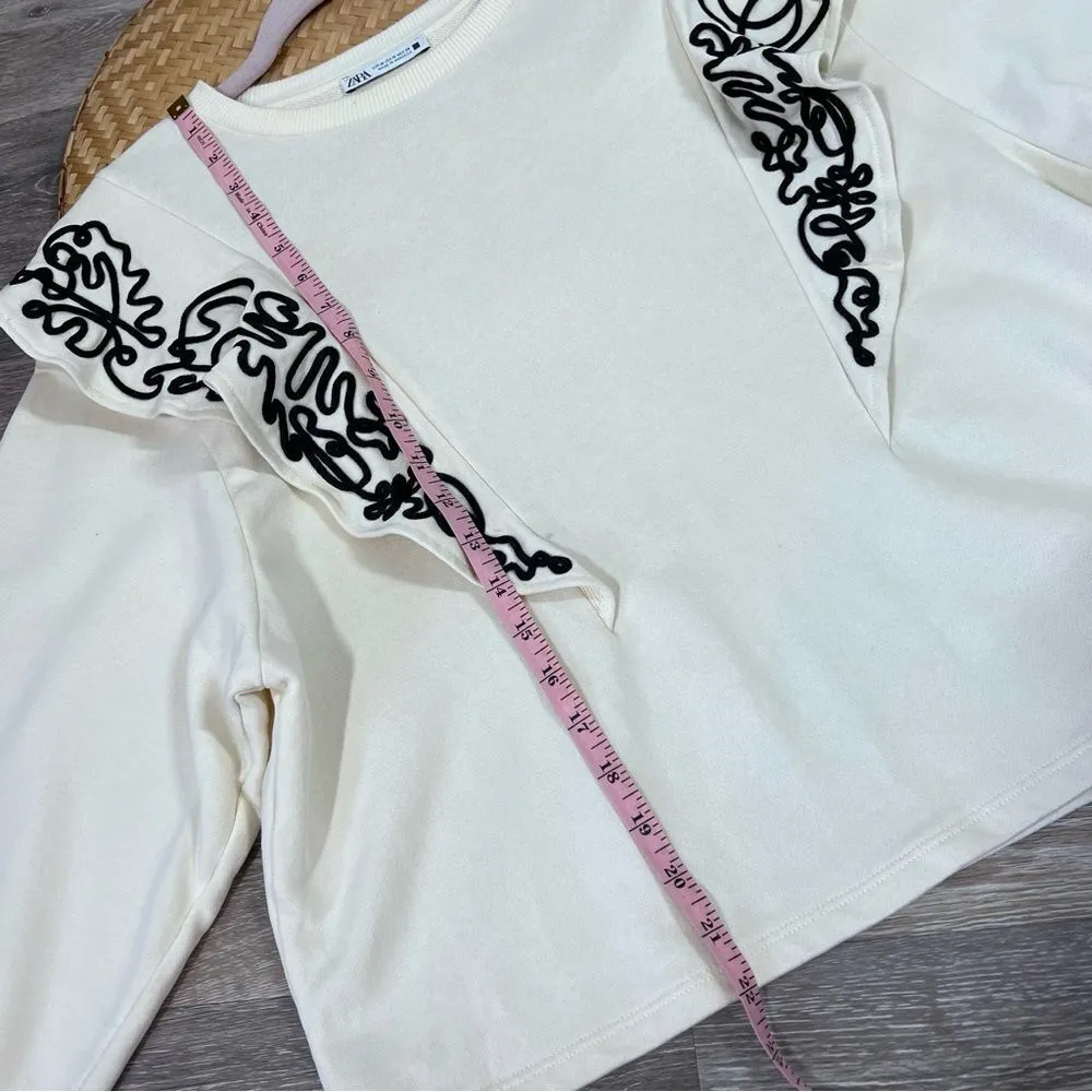 Zara frills ruffled sweater‎ - Image 5