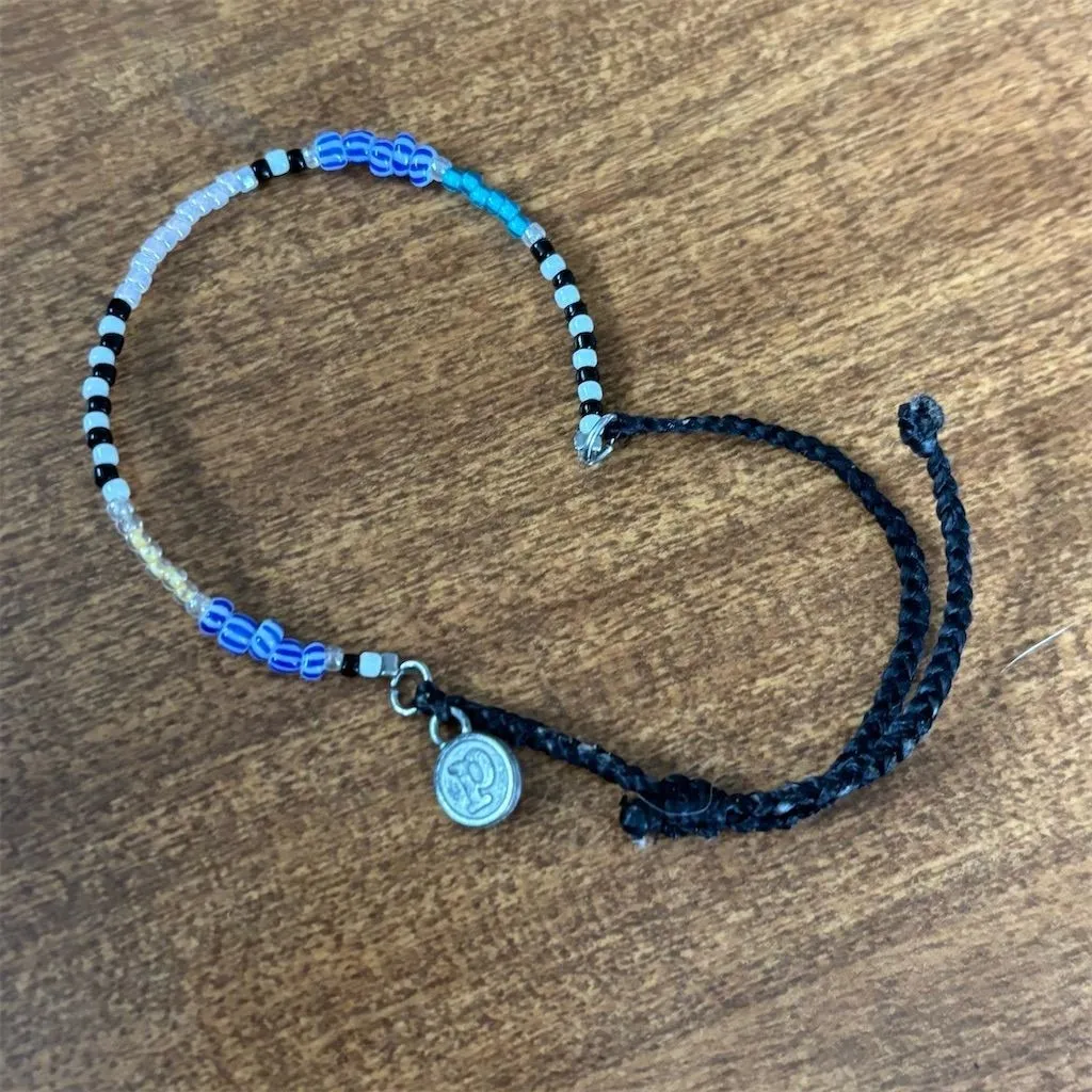 Pura Vida Multicolor Beaded Bracelet Set 2pc Boho Stackable - Image 3