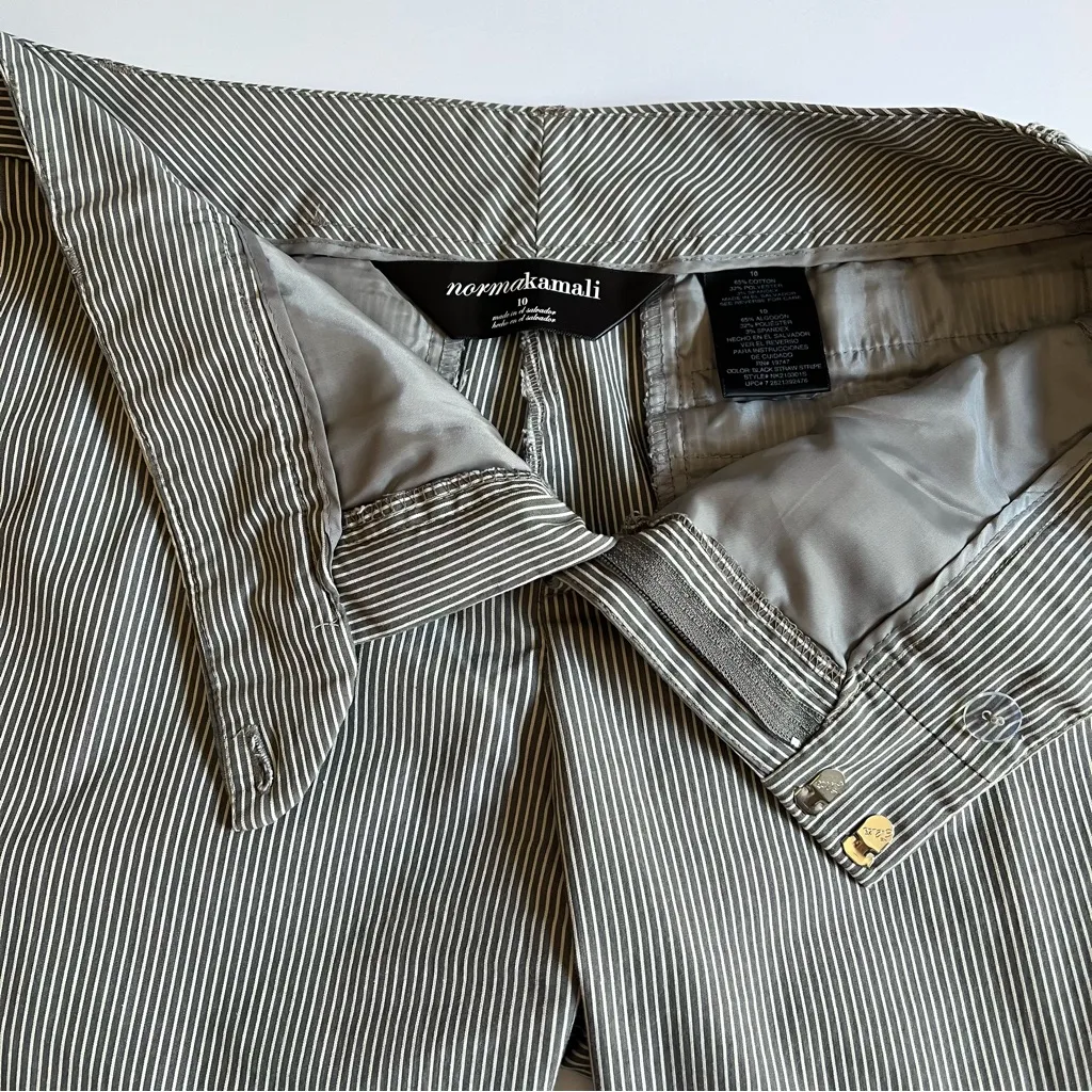 Norma Kamali• Cropped Ankle Trousers•Sz 10 - Image 11