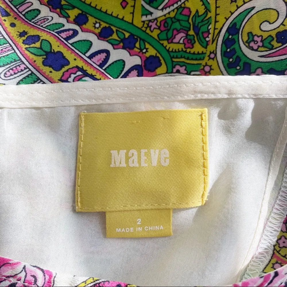 Anthropologie  Maeve silk blouse - Image 7