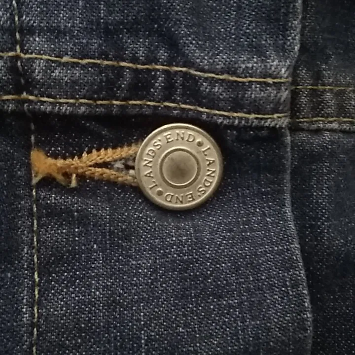 FINAL MARKDOWN Ladies lands end trucker jacket 14/16 - Image 3