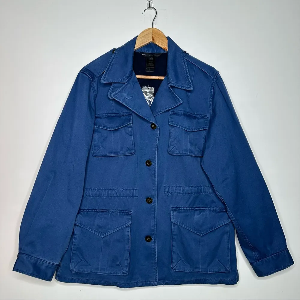 Marc by Marc Jacobs NWT Blue Utility Army Jacket Size Large - Image 2