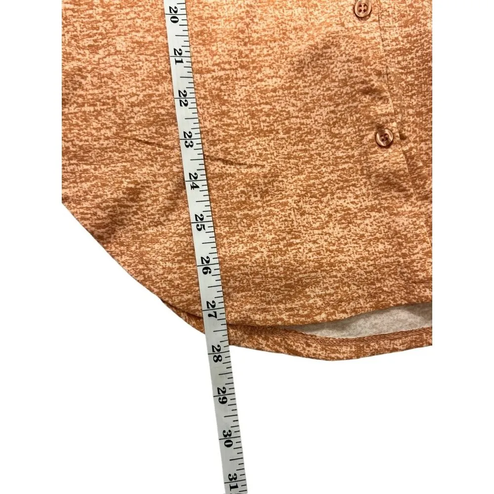 LuLaRoe Women's Valentine Long Sleeve Orange Top - Image 6