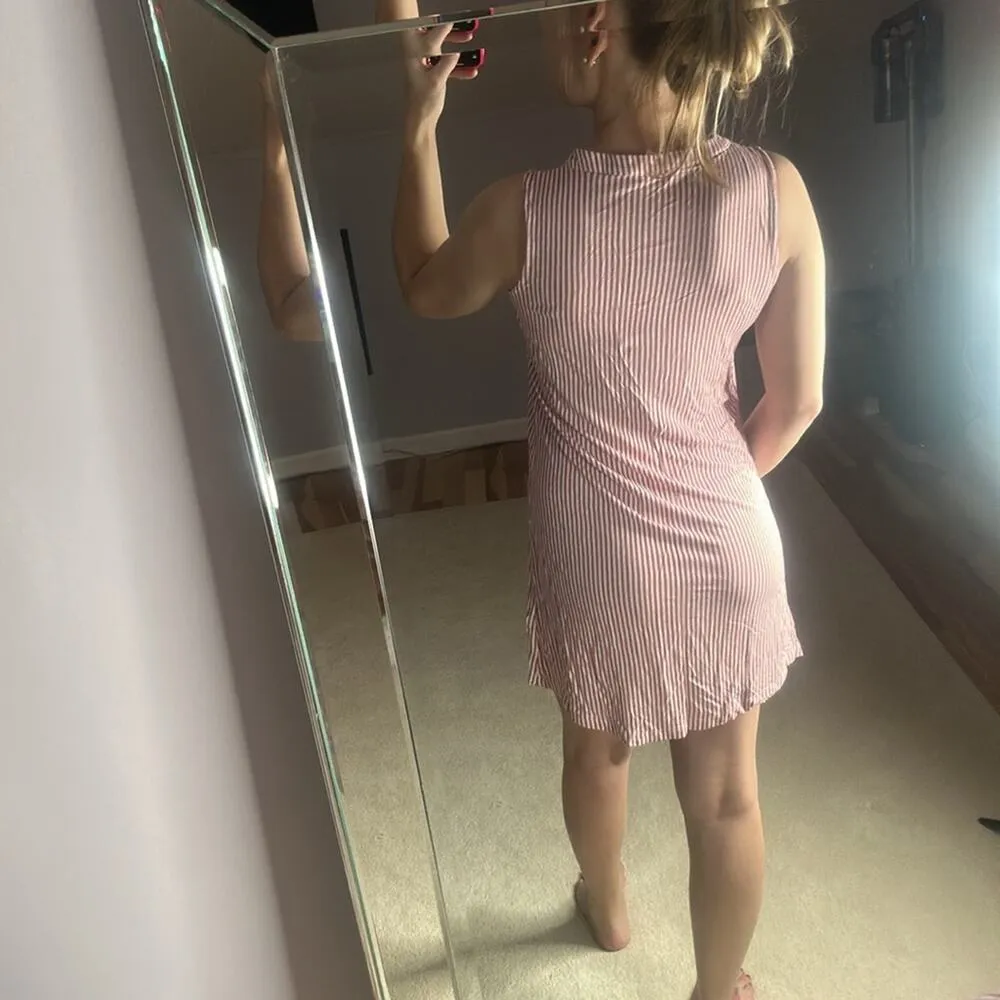 Venus: Striped Henley Tank Dress - Image 2