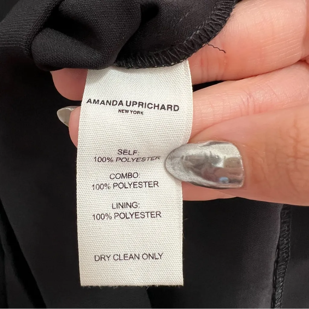 Amanda Uprichard Kerry Strapless Skort Romper Dress In Black & Ivory - Image 10