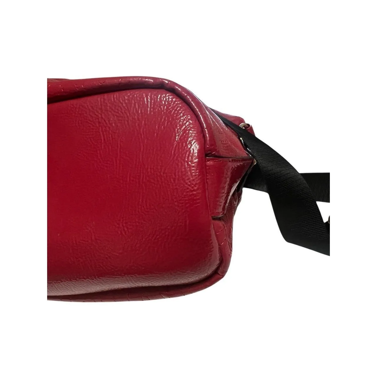 NWOT JUICY COUTURE Ever After Cherry Satchel Bag Purse L Red Gold Valentines Y2K - Image 6