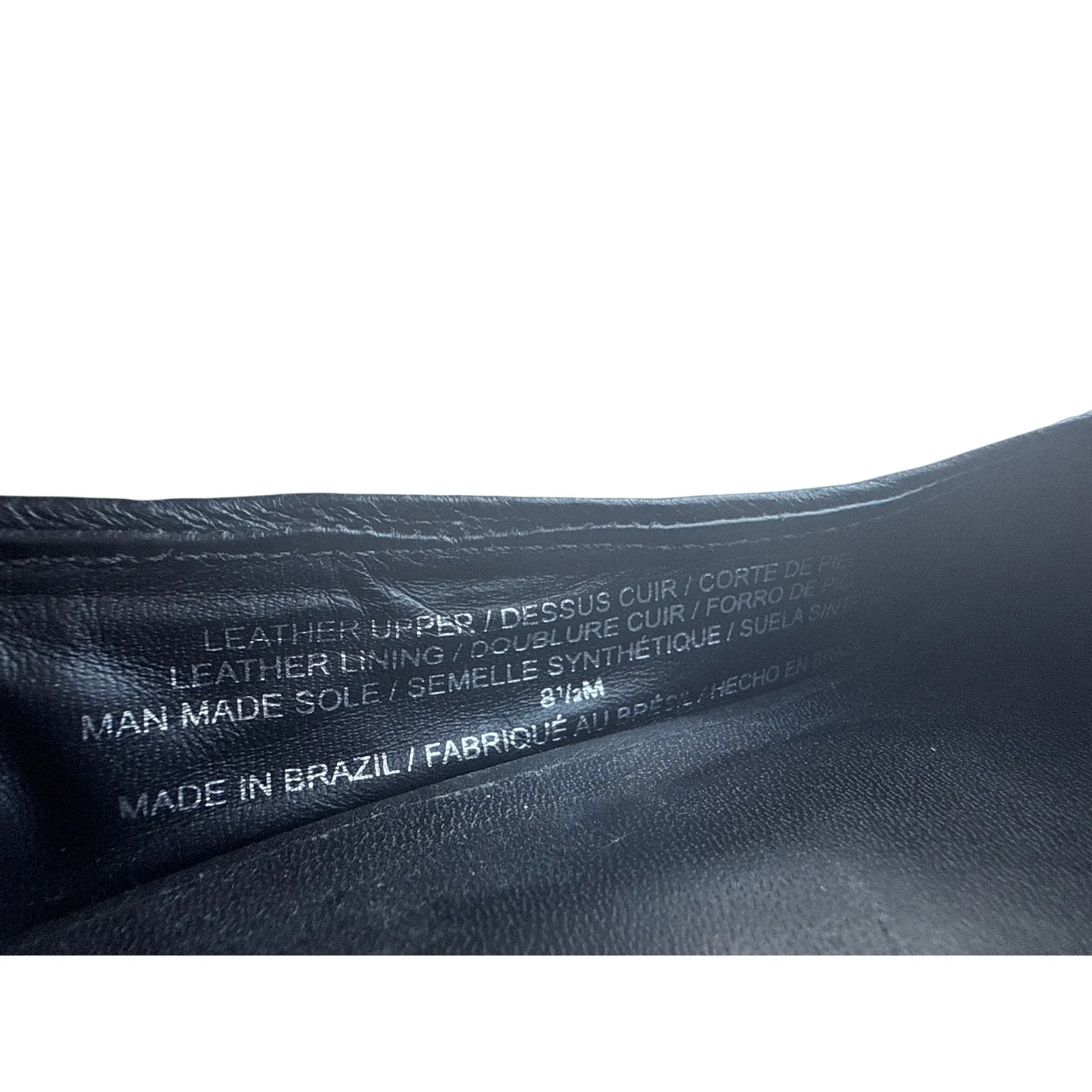 M4D3 Black Block Heel Pumps Heels Size 8.5 - Image 8