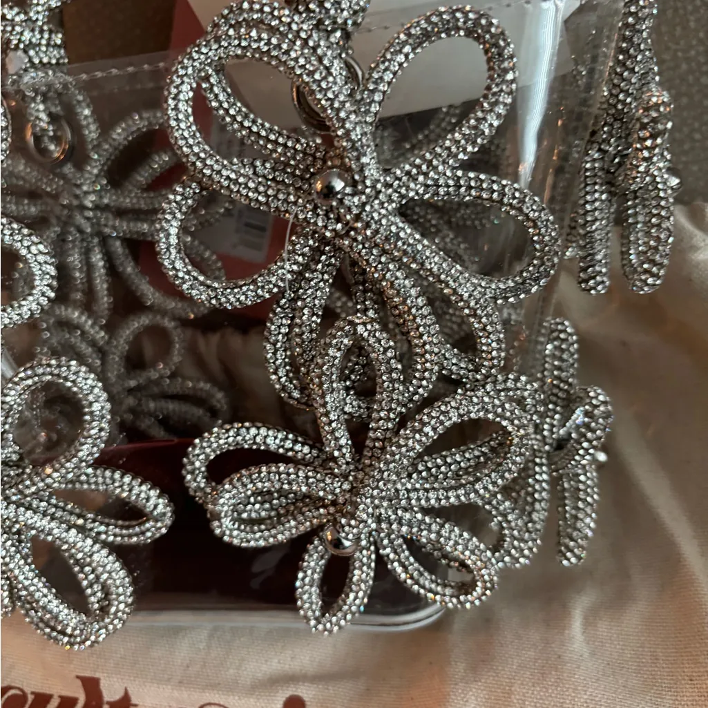 NWT Cult Gaia Metallic Floral Beaded Bag - Image 5