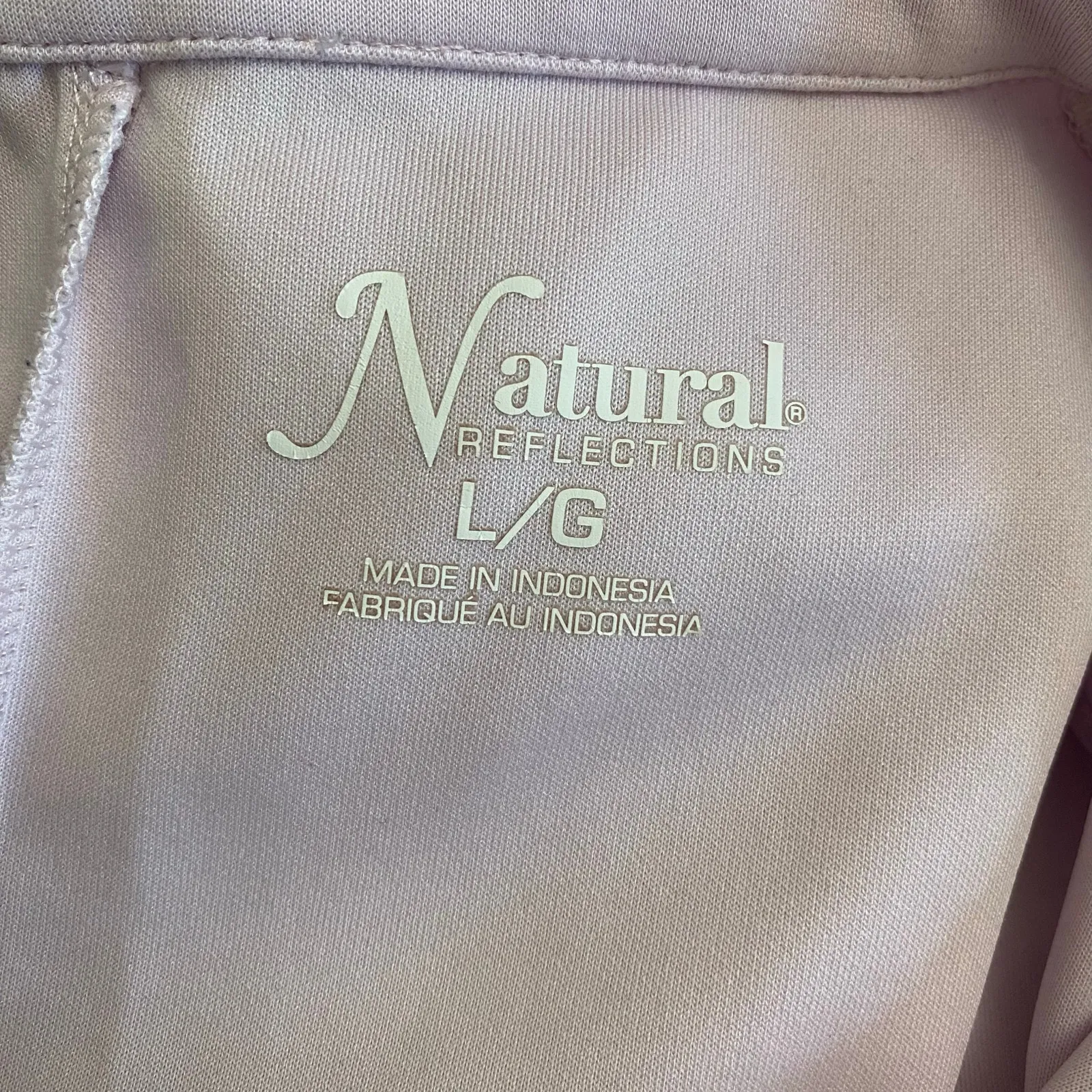 Natural Reflections Women’s Lilac Snow Soft Haven Polo Dress‎ Size L Sporty - Image 2