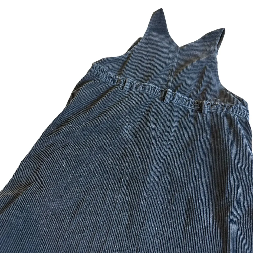 The Disney Store 101 Dalmatians Black Corduroy Overall Dress Retro Y2K 90s Med - Image 10