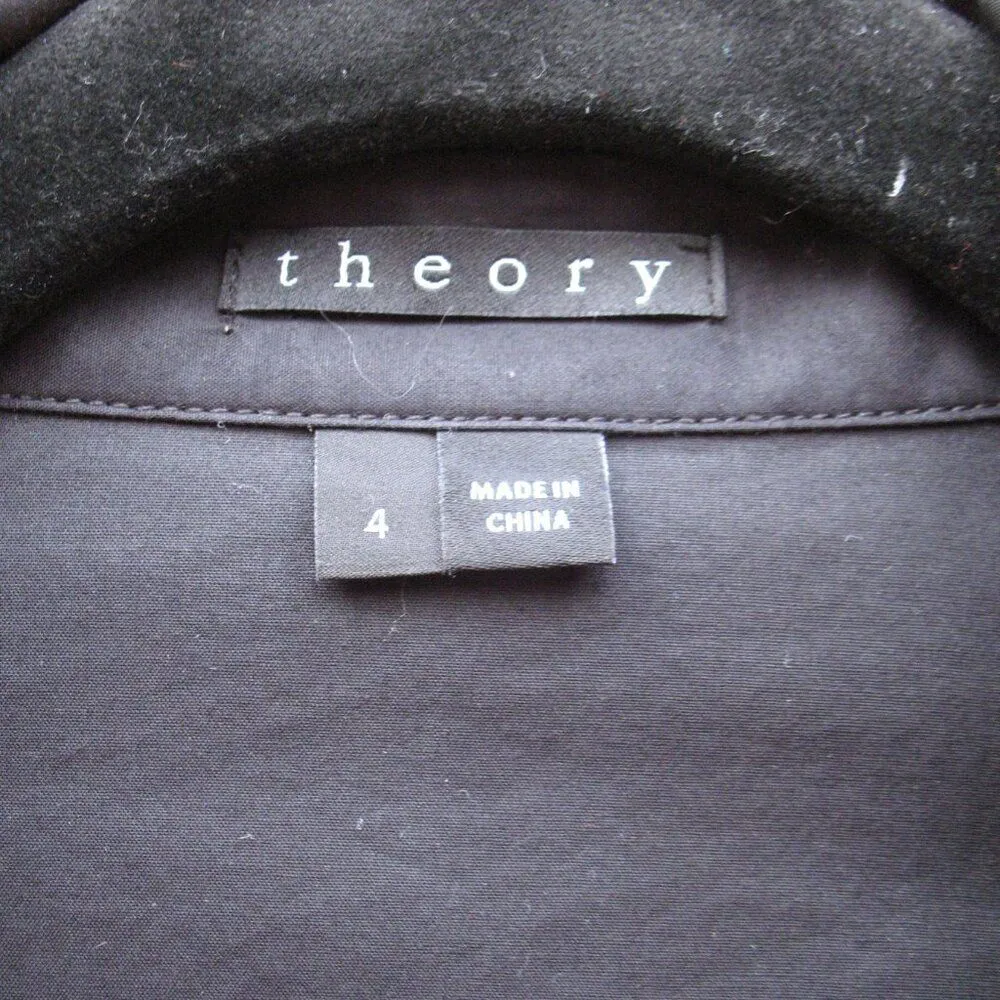 Theory Black Belted Dress - Image 10