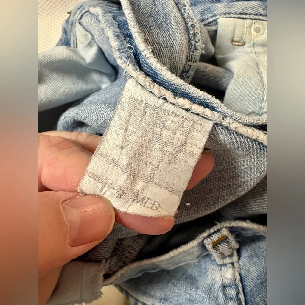 Vintage Lee Denim Shorts - Image 6