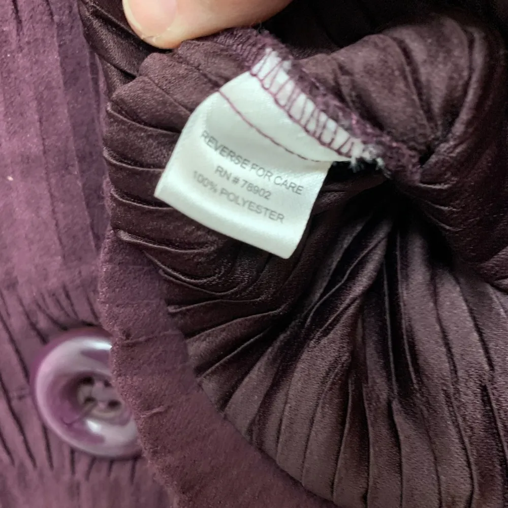 Jacket Purple Size 1X - Image 3