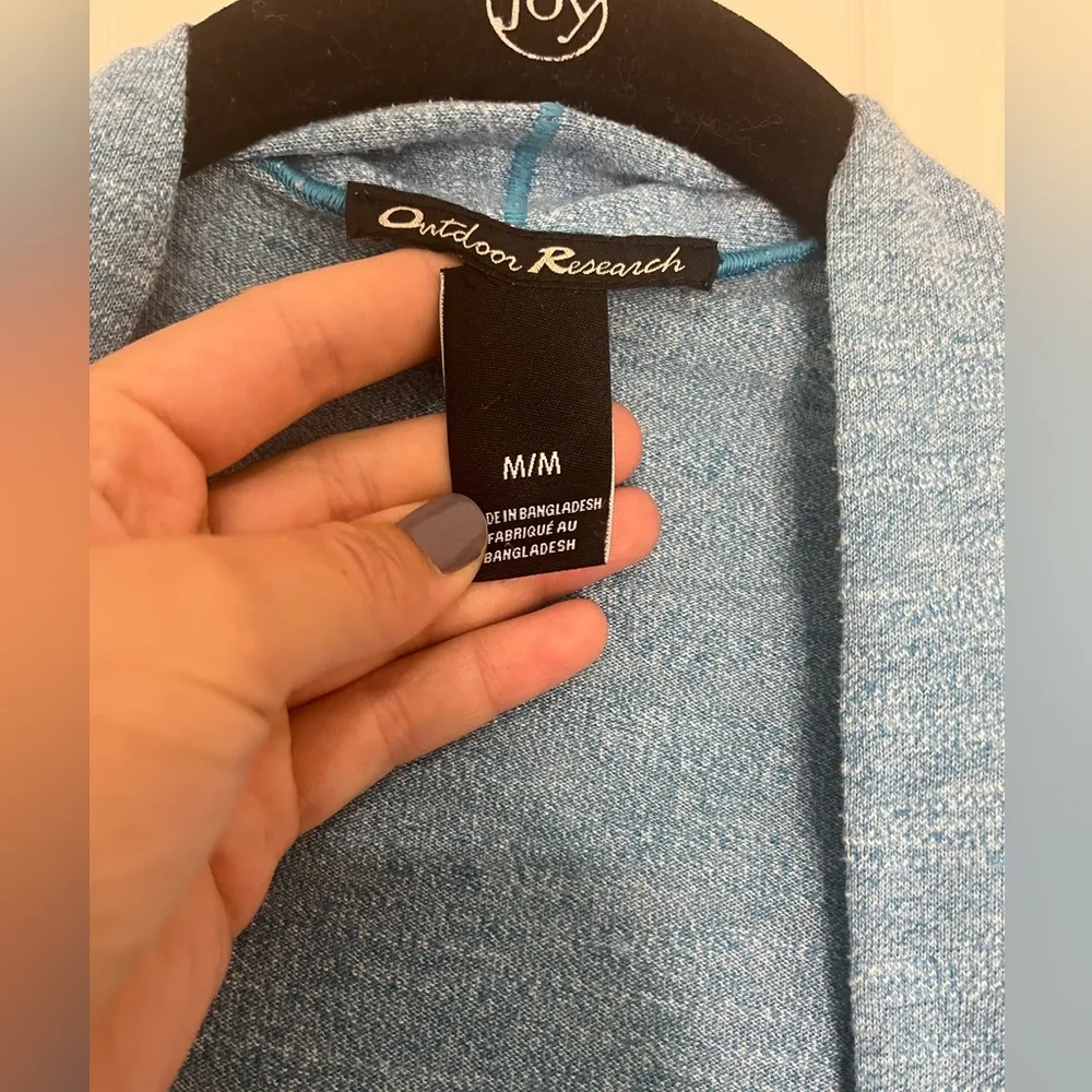 Outdoor Research Women's Athena Wrap Top Oasis Blue Sz M Athliesure Dance Yoga Size M - Image 13