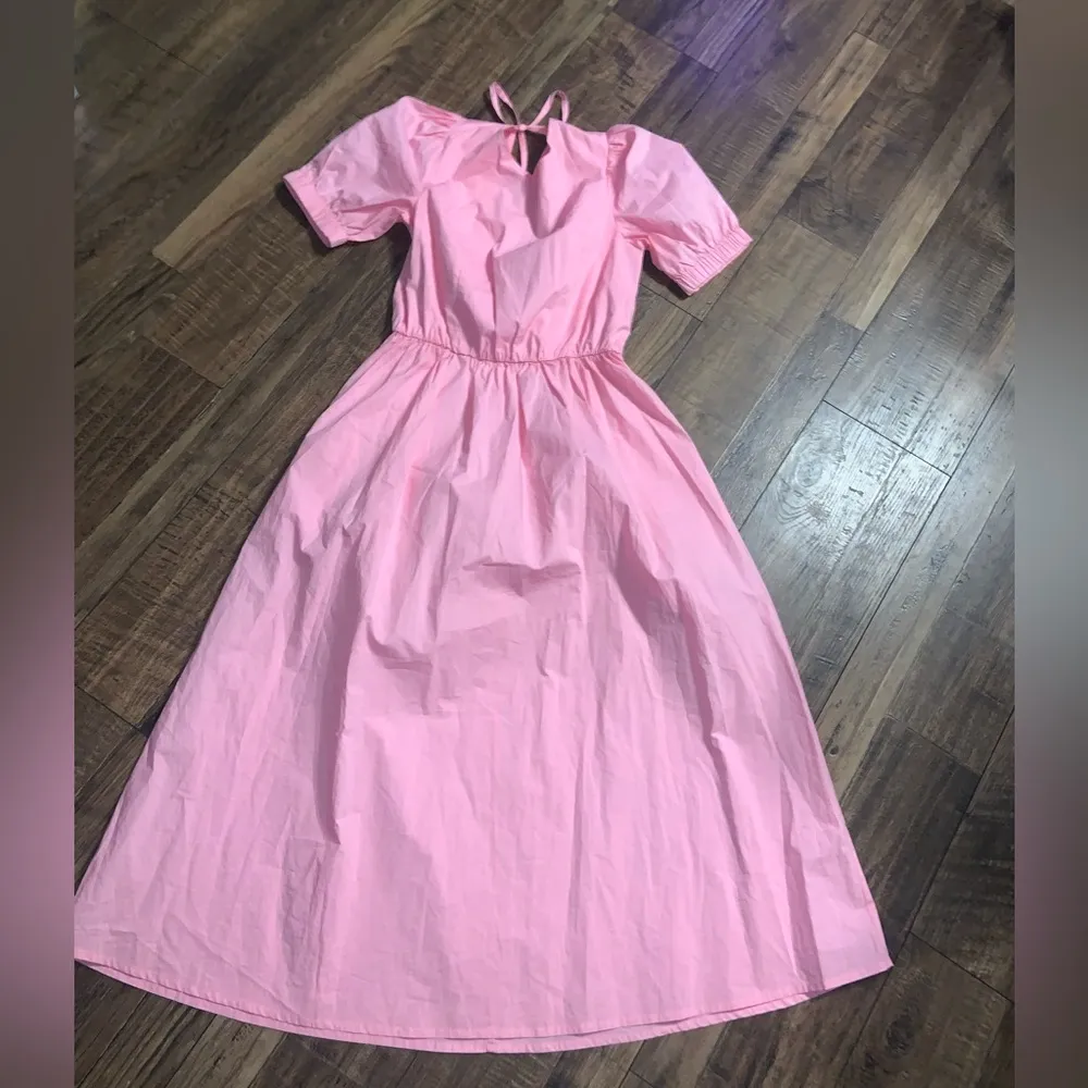 NEW GREYLIN adriana poplin midi dress in bubble pink spring  party cottagecore - Image 6