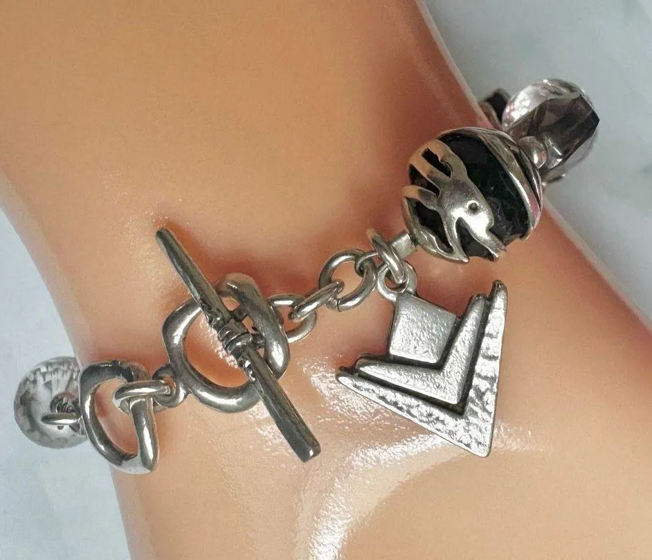 Silpada Sterling Silver Smoky Quartz Crystal Bracelet - Image 6