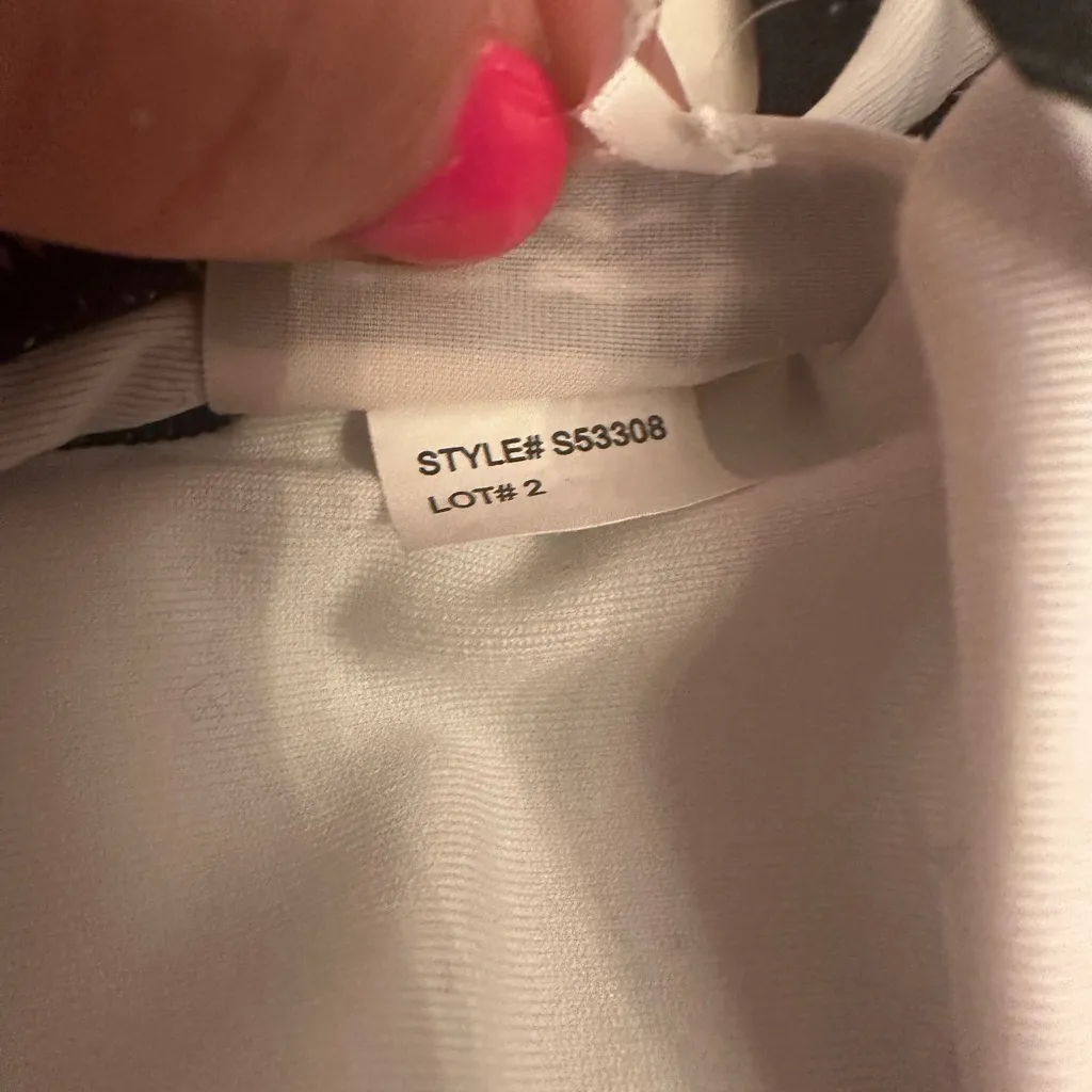 Kate Spade Falling Flower Plunging V-Neck One-Piece Swimsuit Black Size Medium - Image 6