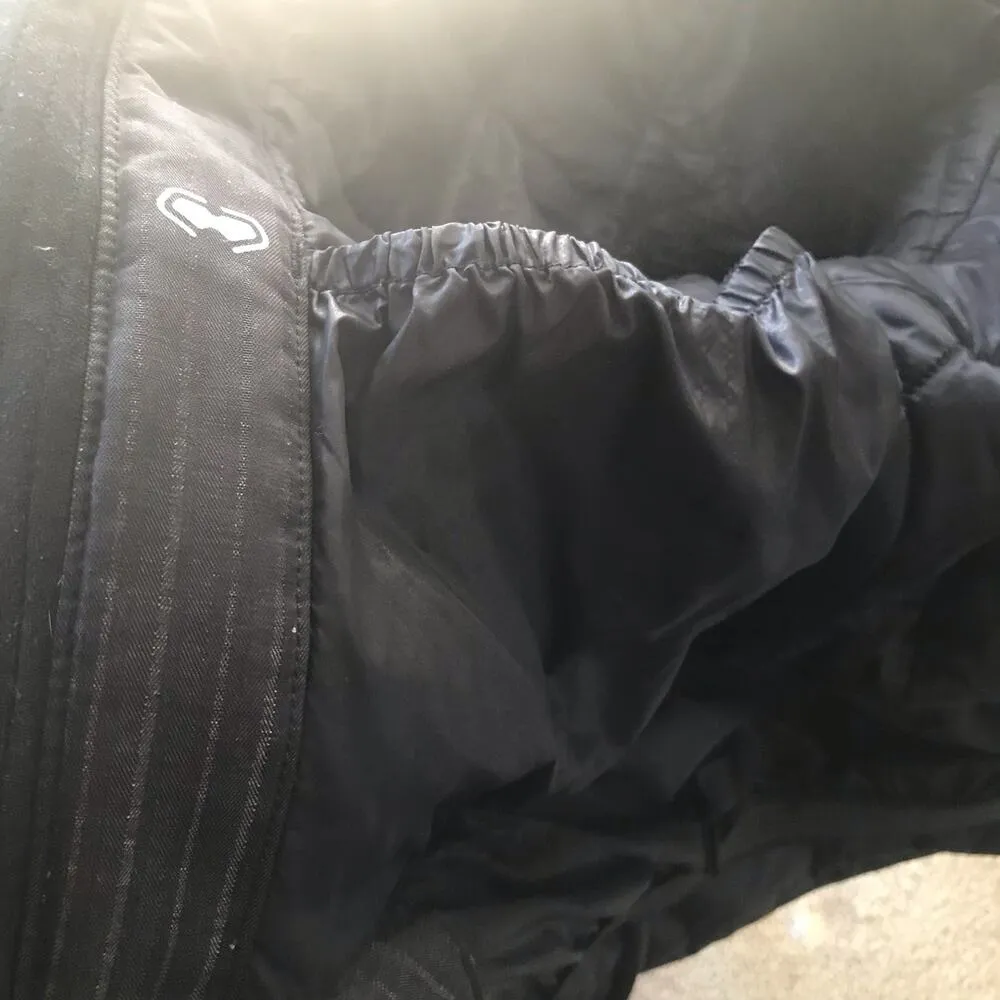 North Face Full Zip Black Winter Quilted Lined Jacket Women's Size Small - Image 11