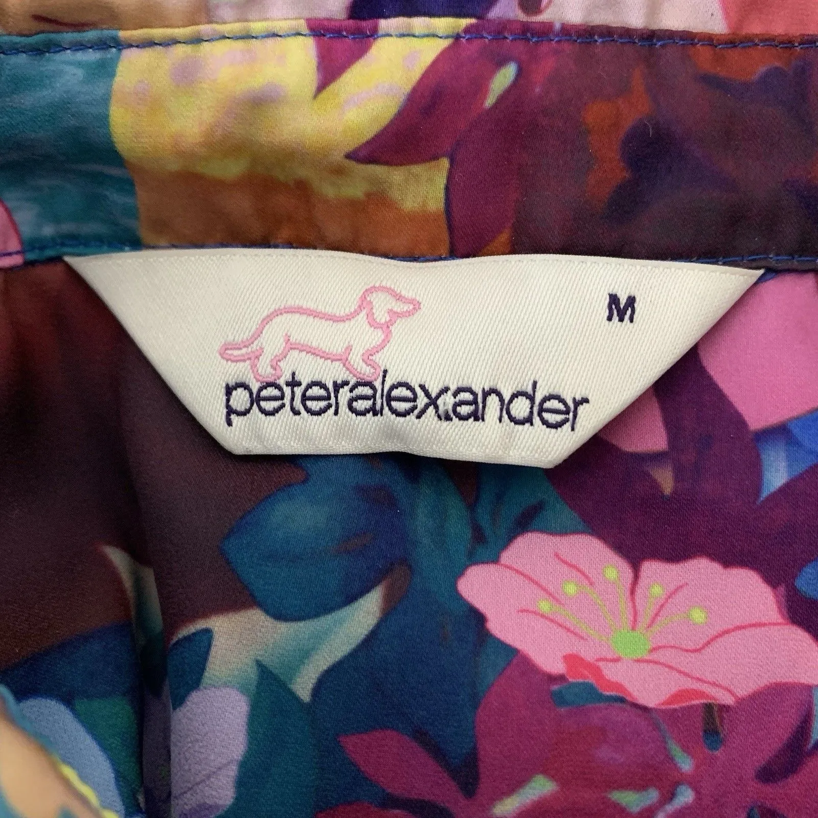 Peter Alexander Disney Fantasia PJ Top Shirt Sz M Pink Satin Cupids Pegasus - Image 8