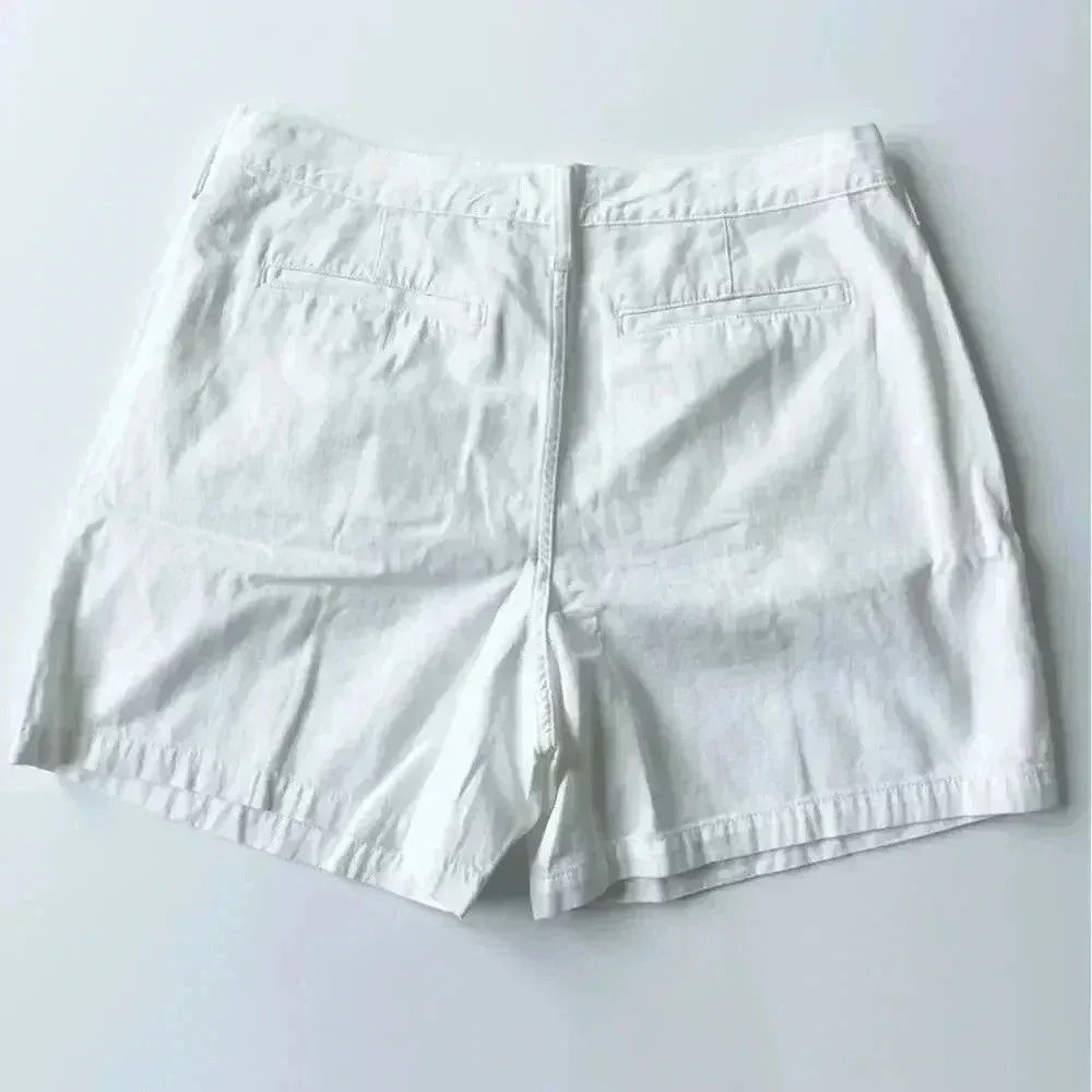 Madewell Plus The Harlow Pleated High-Rise Denim Shorts 100% Cotton Size 33 NWT - Image 5
