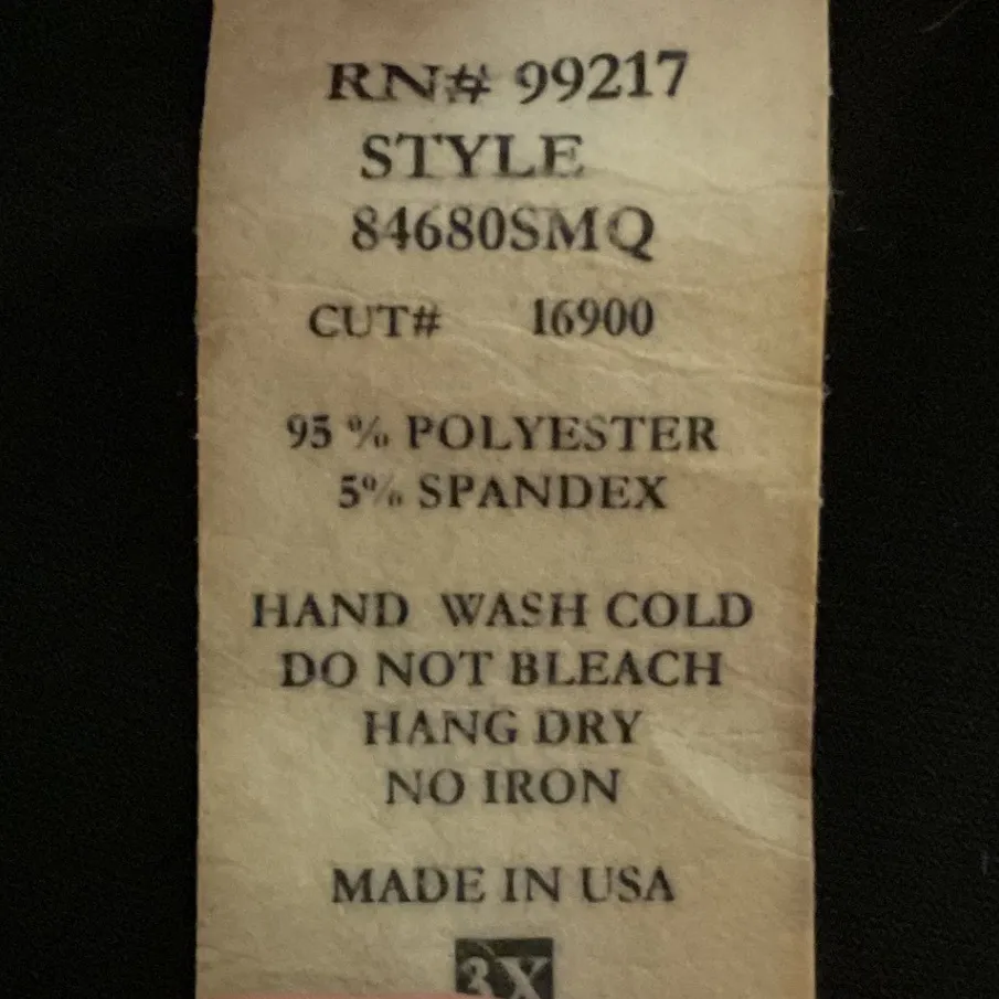 Vintage Moa Moa Sequin Pattern Scoop Neck Tank Top Pulllover Dressy Tee Size 3X - Image 9