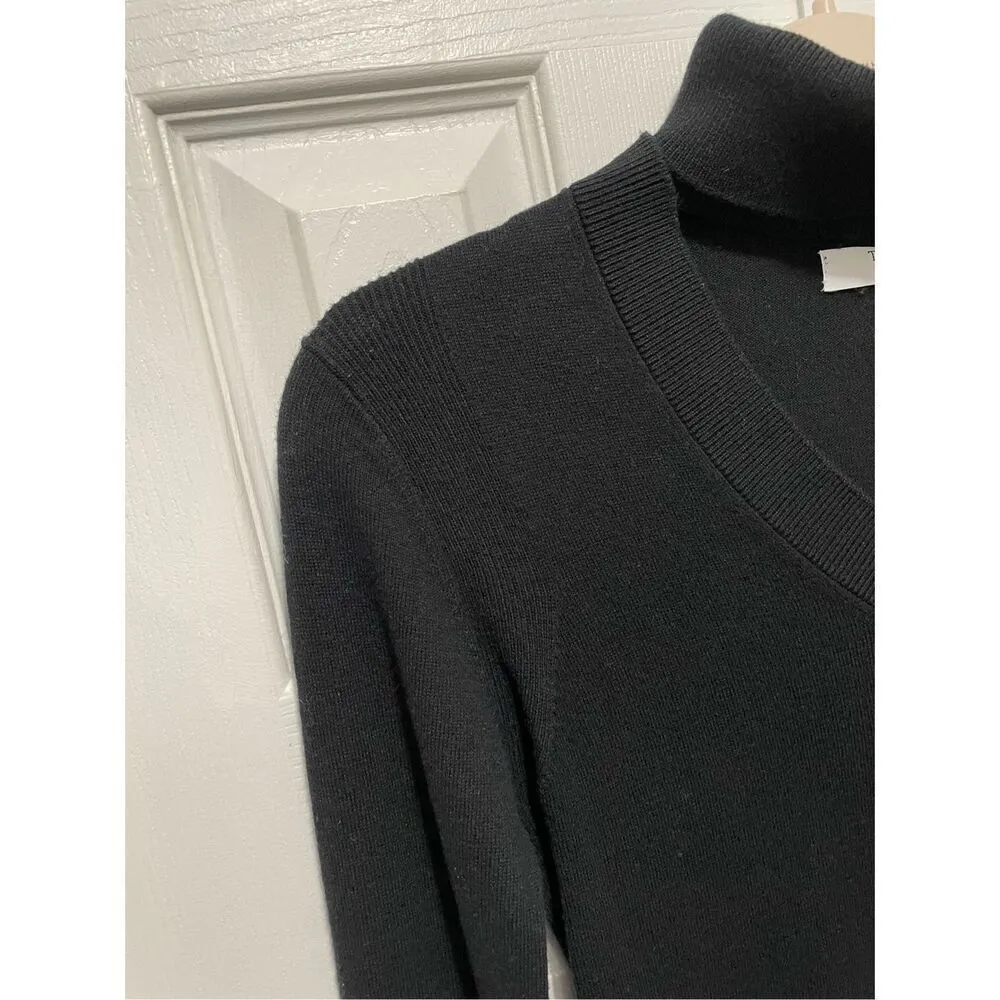 TOME Collective cutout turtleneck sweater top XS Black - Image 7