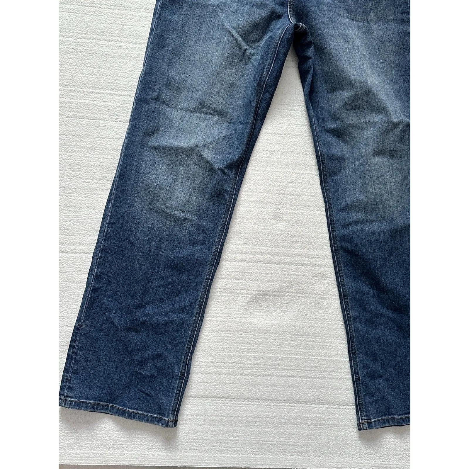 Duer Performance 30x31 Jeans Denim Mid Rise Slim Straight Dark‎ Stone wfgr4010 Blue Size 30 - Image 7