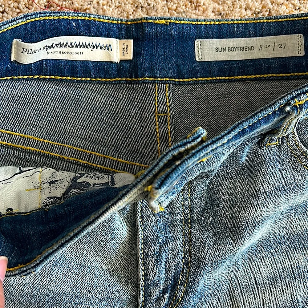 Anthropologie Pilcro and the Letterpress Boho Slim Boyfriend Shorts **Size 27** - Image 4