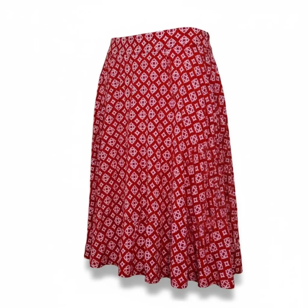 Boden Red‎ Pink Geometric Print A - Image 2
