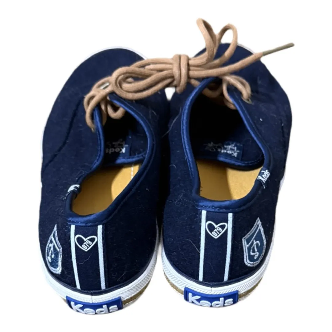 Keds Taylor Swift Navy Slip On Wool Canvas Sneakers Size 7.5 Limited Release - Image 3