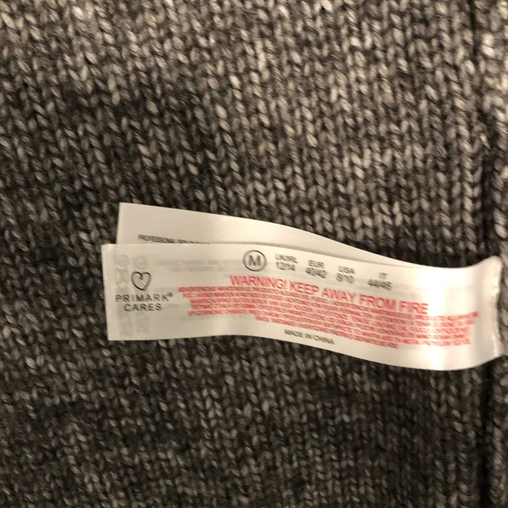 Primark Cares NWT chunky cardigan oversized medium - Image 3