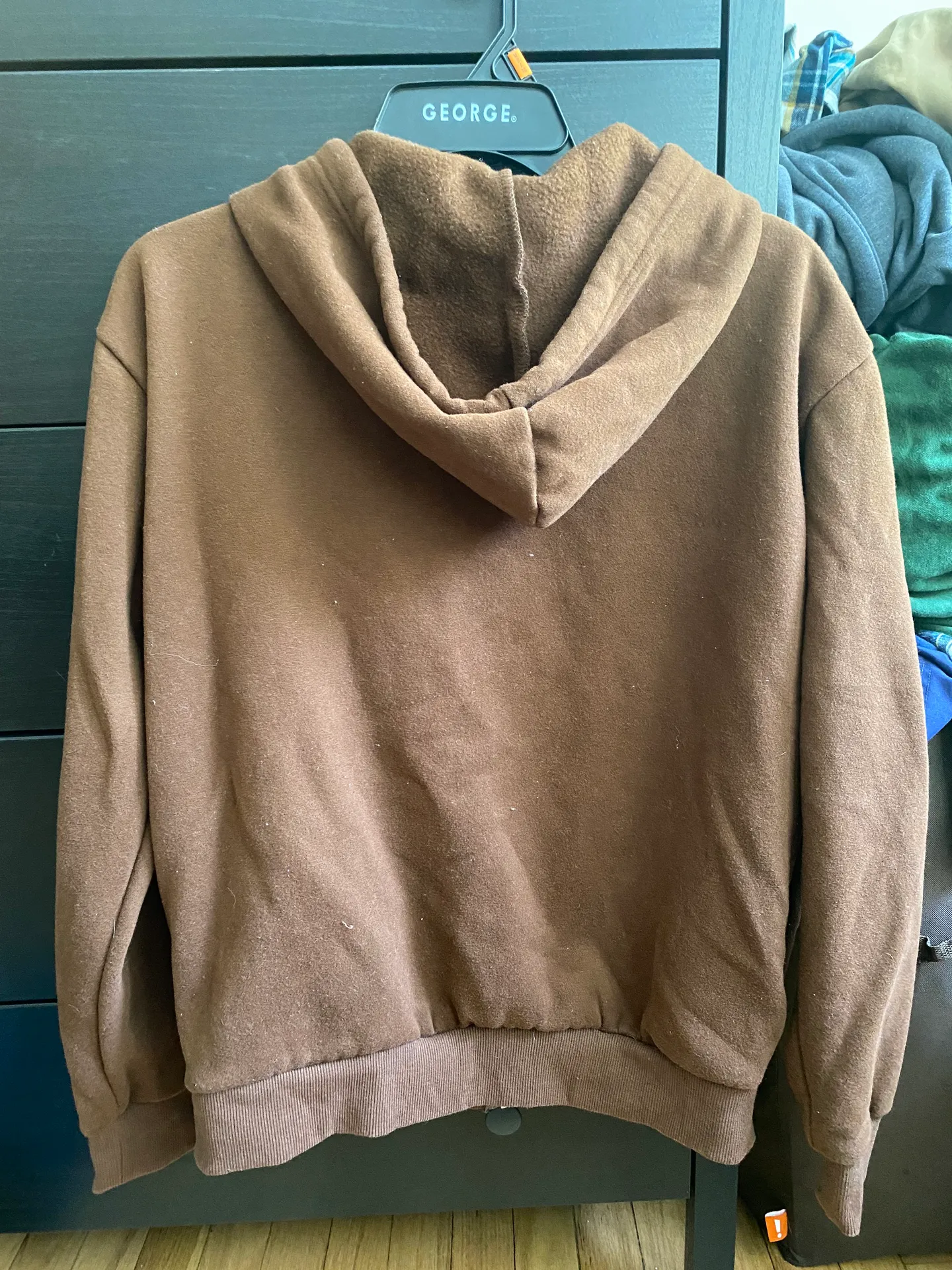 Amazon Brown Zip Up Hoodie - Image 2