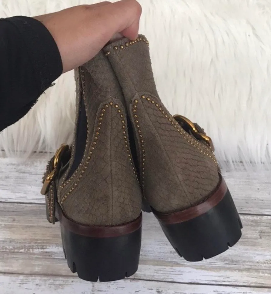 X Jeffrey Campbell City Vibes Snake Moto Boots - Image 5