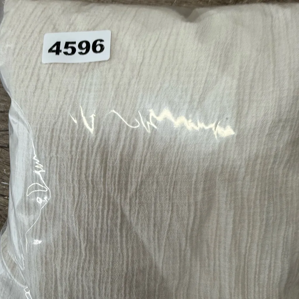 Brochu Walker‎ Goyad Mini Dress Cream Textured Tie Front size small - Image 9