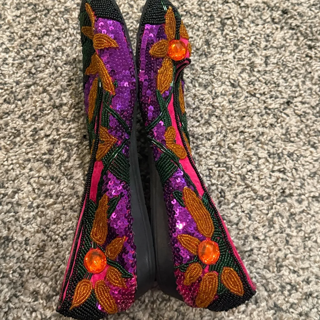 Beverly Feldman vintage flats 8.5 Purple - Image 6