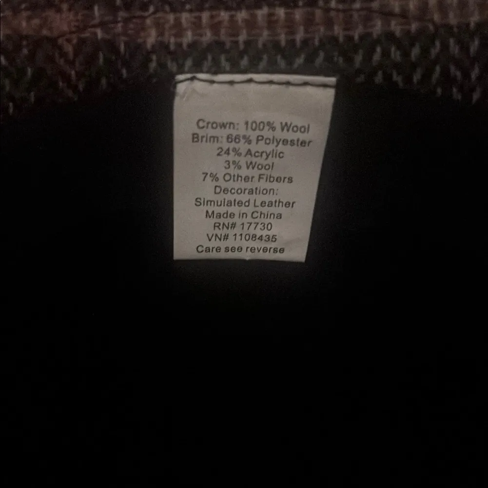 Elegant Black and Brown Fedora Hat - Image 5