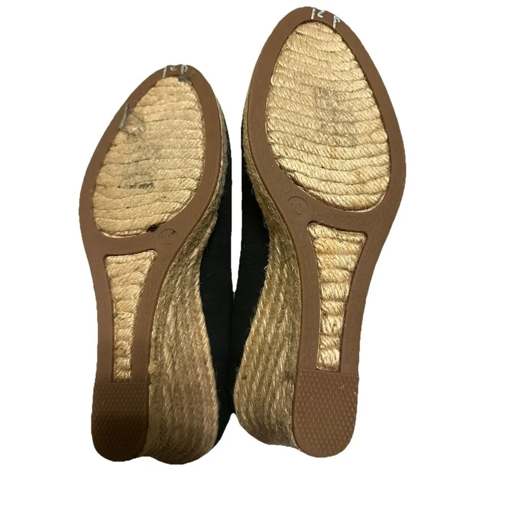 J. Crew - Seville‎ Espadrilles Wedge In Canvas Sz 10 - Image 6