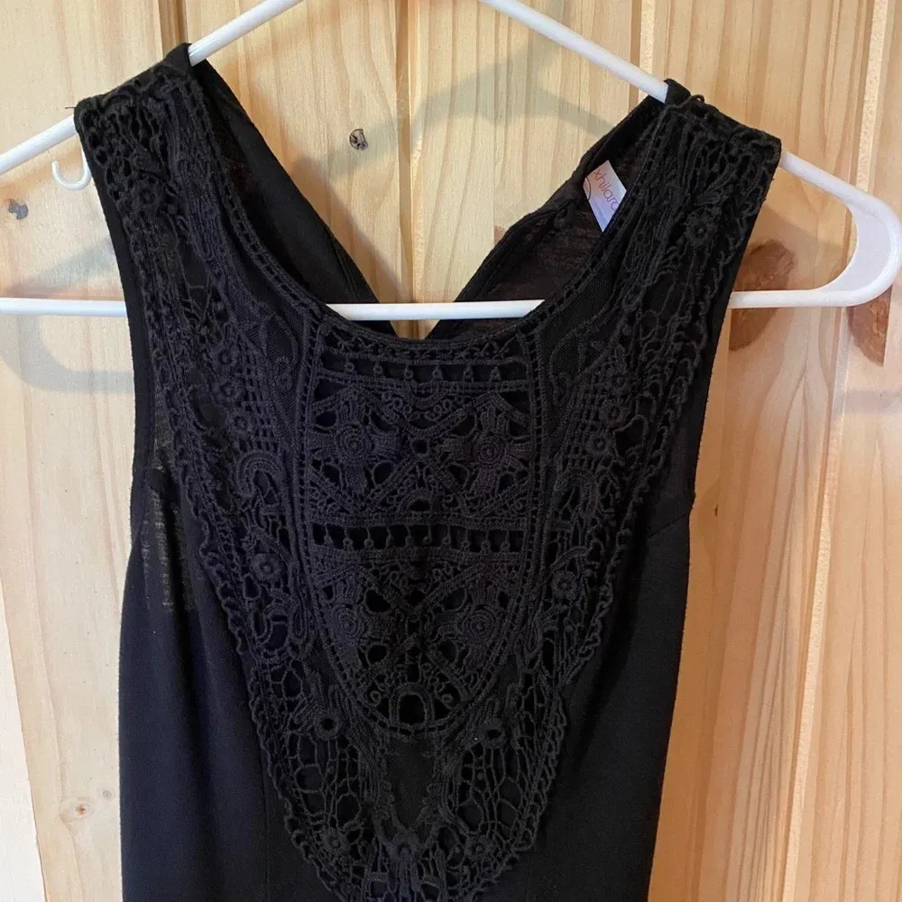 Xhilaration black floral‎ maxi dress size XS - Image 2