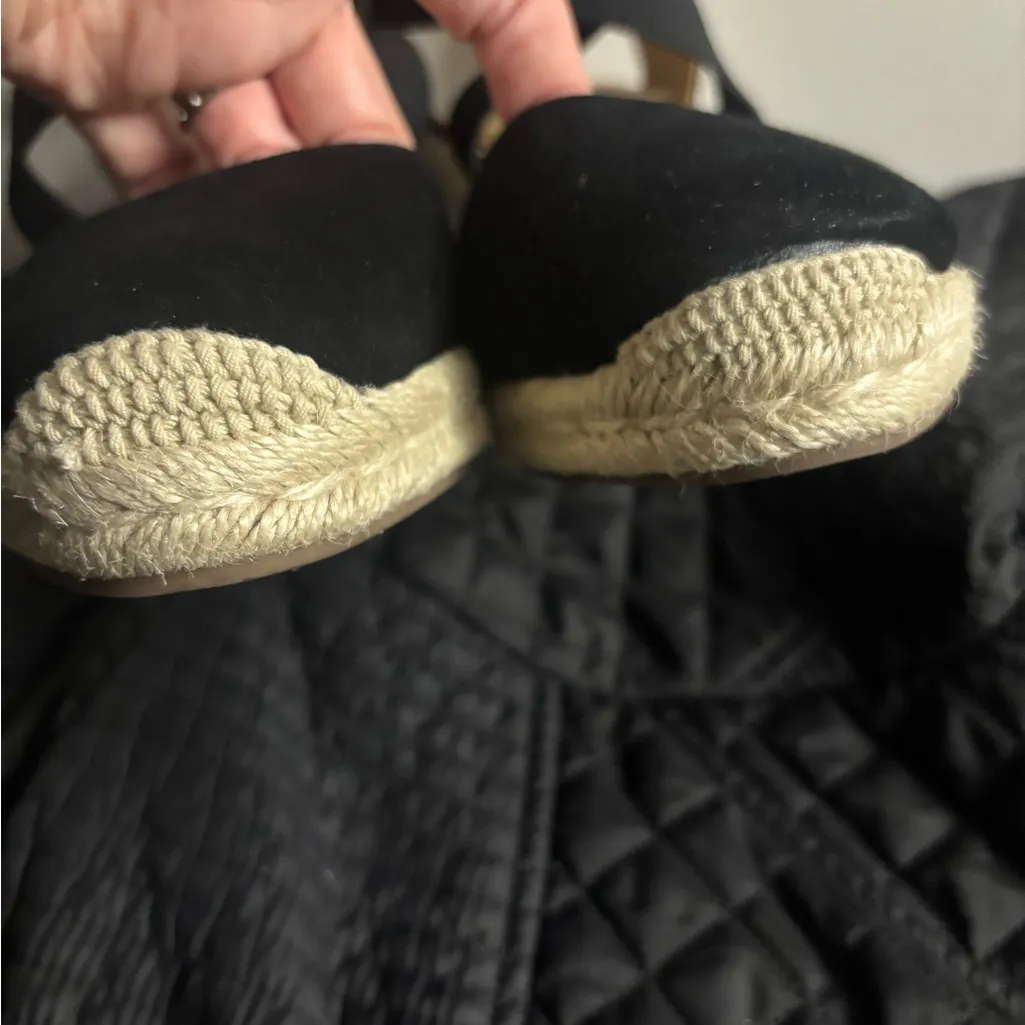 Easy Spirit Meza Espadrille Wedge Suede closed toe - Image 3