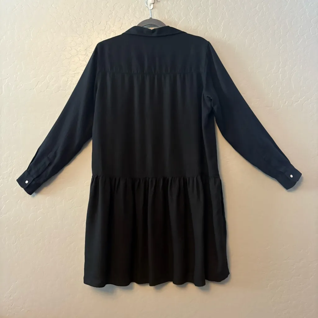 Frank & Eileen Grayson the Changemaker dress in black liquid lyocell size 01 XS - Image 10