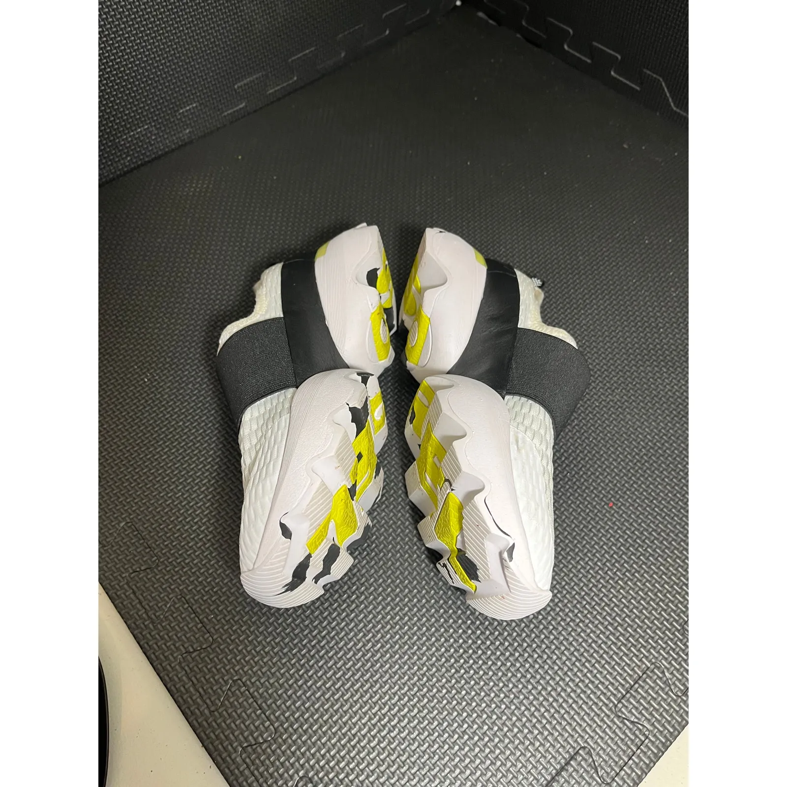 SOREL Kinetic Impact Strap Womens‎ Shoes White Black Reflective Elastic Strap 6 - Image 4