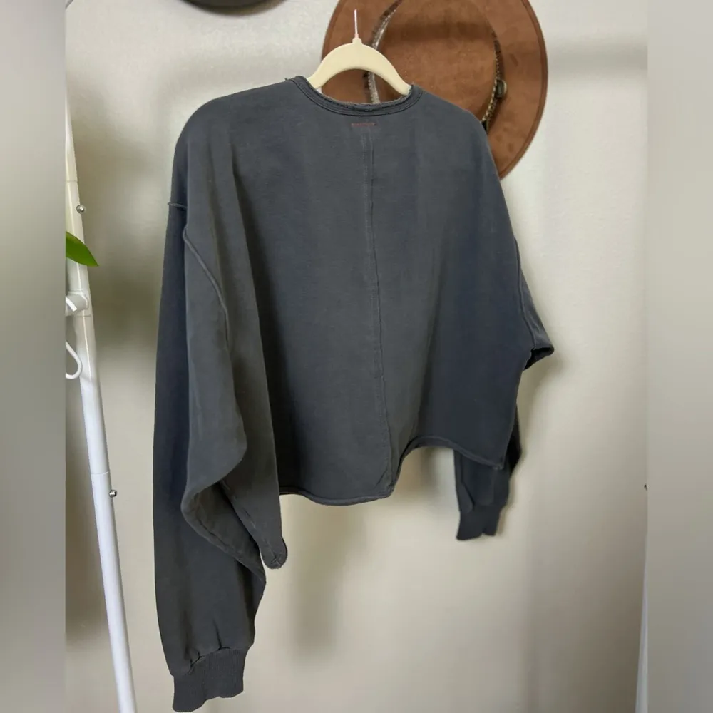 People of leisure organic cotton cropped sweatshirt Size M - Image 3