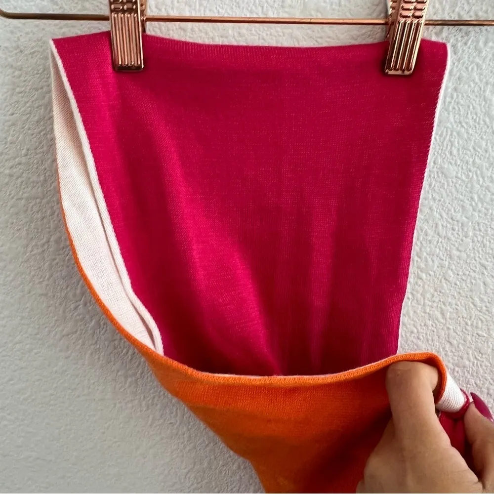 Jonathan Adler Reversible Peace Love Scarf with Hand Pockets - Image 7