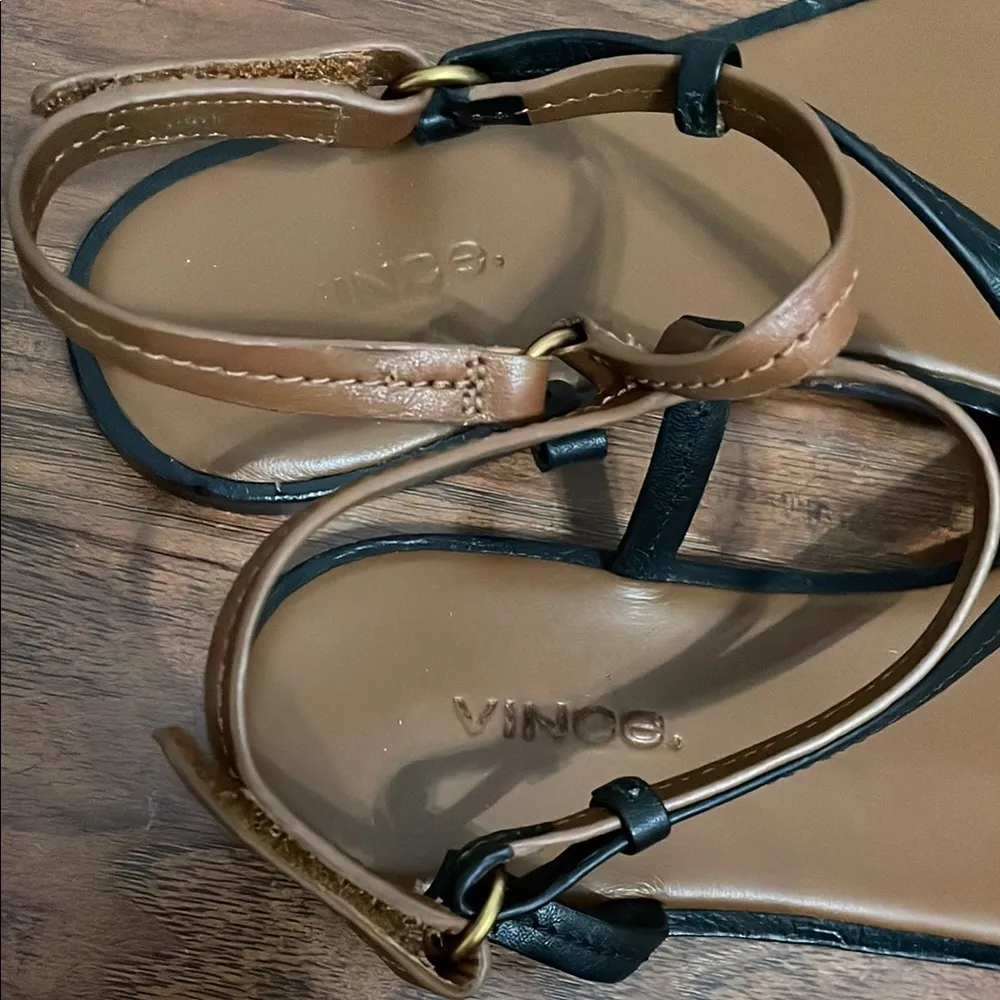💖 Vince Perrigan Strappy Leather Sandals - Image 3