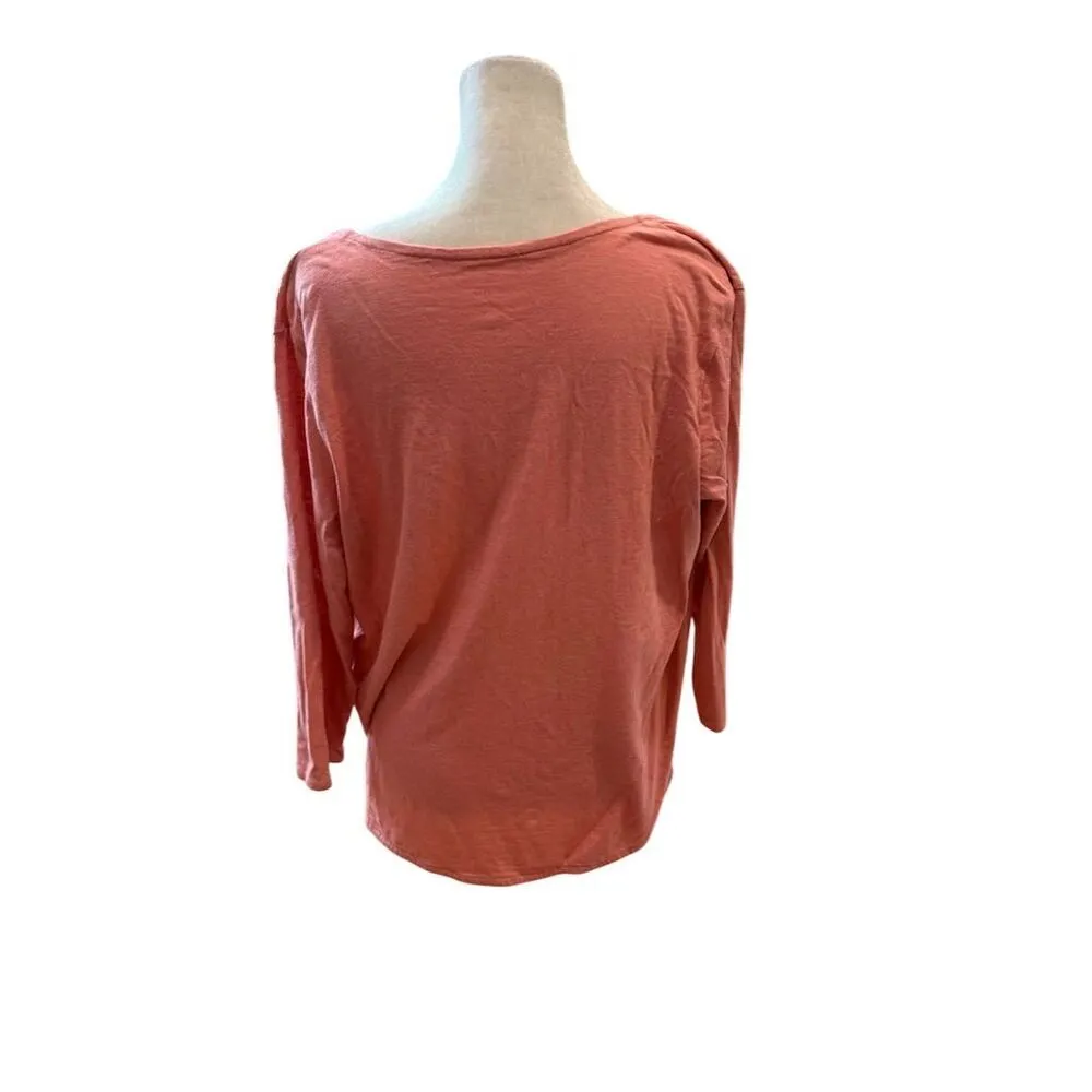 J. Jill Women's Pink V - Image 3